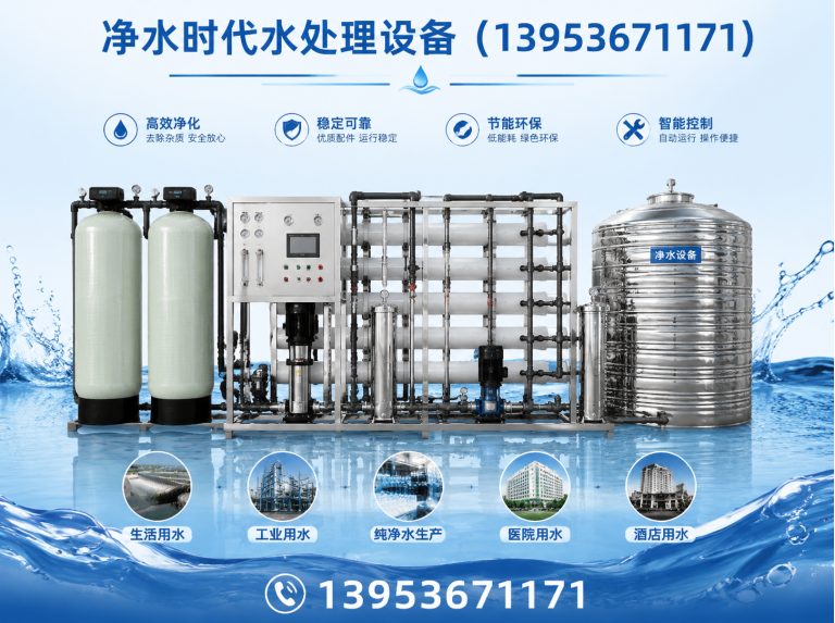 青州市净水时代水处理设备展示图